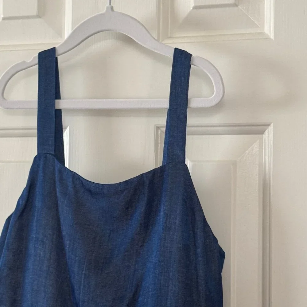 New Trixxi Girl Girls Blue Pleated Dress Size L Large